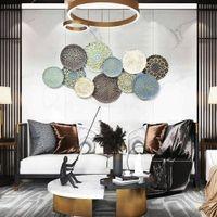 Multicolor wall plates Metal Wall Art