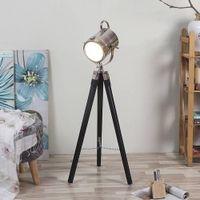 Belfast Tripod Spotlight Finish Nickel Black