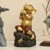 Pari Polyresin Figurine in Gold Colour