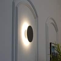 Torino Cool White Round Outdoor Wall Light