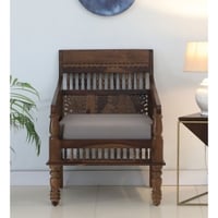 Nehmat 1 Seater Wooden Sofa