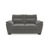 Adelaide Luxe 2 Seater Fabric Sofa in Ash Grey Velvet Colour