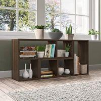 Hayden Engineered Wood Bookshelf in Californian Walnut Finish