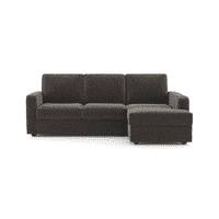 Apollo Sofa (Colour : Smoke, Cushion : Soft, Back Type : Regular, Seating Capacity : Right Aligned 2 Seater + Right Aligned Chaise)