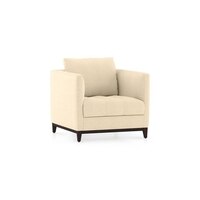 Florence Premium 1 Seater Fabric Sofa in Birch Beige Colour