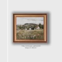 Artistry Beige Greenspring Landscape Painted Canvas Canvas Wall Prints Set of 1 Multicolor Matte