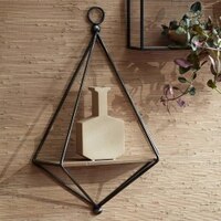 WOODENMOOD Rectangular Wall Rack