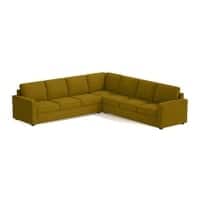 Apollo Corner Sofa (Seating Capacity : Left Aligned 3 Seater + Right Aligned 3 Seater + Corner, Colour : Olive Green, Cushion Type : Soft, Back Height : High Back)