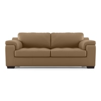 Trissino 3 Seater Premium Italian Leather Sofa In Ecru Colour