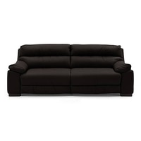 Thiene 3 Seater Leather Sofa in Chocolate Colour
