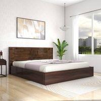 Graces Solidwood Headbord With Box Storage Queen Bed