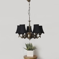 Devansh Gold Wall Mounted Lamp With Beige Jute Shade