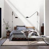 Swiveling Black Metal Wall Light