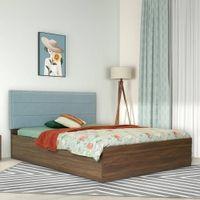 Samadhi Bed With Premium Leatherette Fabric And Box Storage Queen Bed