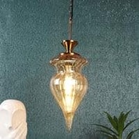 Antique Gold Iron Hanging Light In Antique Gold Colour