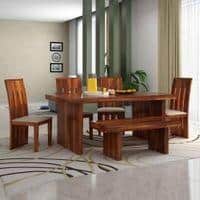 Cayman Six Seater Dining Set With Bench