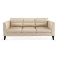 Lewis Sofa (Colour : Pearl, Cushion : Soft, Seater : 3+1+1)