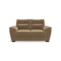 Adelaide Luxe 2 Seater Fabric Sofa in Fawn Velvet Colour