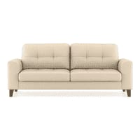 Verona Essential 3 Seater Fabric Sofa in Pearl Colour