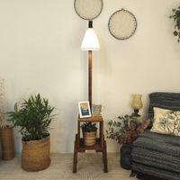 Gerard Beige Jute Floor Lamp with Beige Jute Base