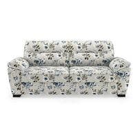 Adelaide Luxe 3 Seater Fabric Sofa in Adrian Velvet Colour