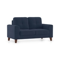 Verona Premium 2 Seater Fabric Sofa in Lapis Blue Colour