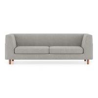 Rubik Essential 3 Seater Fabric Sofa in Vapour Grey Colour