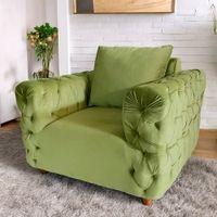 Jackson Solid Wood Contemporary 1 Seater Accent Chair