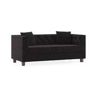 Windsor Premium 2 Seater Fabric Sofa in Graphite Grey Colour