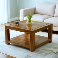 Kassel End Table - Teak Finish