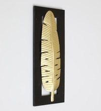 Vantara Abstract Metal Wall Decor in Gold Set of 1