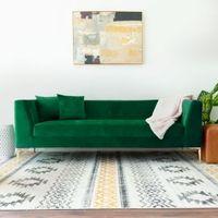 Alpha Fabric Sofa - Green
