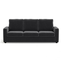 Apollo Compact Sofa Set (Colour : Pebble Grey, Cushion : Soft, Back Type : High Back, Seater : 3+1+1)