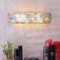 Jeffrey Multicolour Glass Wall Light