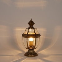Parish Outdoor Single Light In Antique Brass Finish