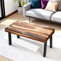 Mayfield Sheesham Wood Coffee Table In Natural Rosewood (Semi Gloss)