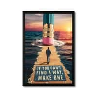 The Castle Decor Make Your Own Way Motivational Wall Art 8x12 Inch