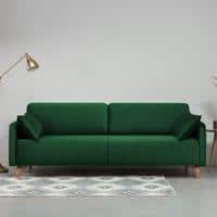 Roma Fabric Sofa (Green)