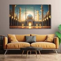 The Castle Decor Big Mosque Clear Sky Wall Art Set of 5 27x48 Inch