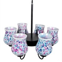 Devansh Gold Antique Wall Mounted Lamp With Black  Cotton Shade