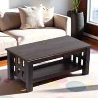Blairs Sheesham Wood Coffee Table In Mahogany Finish
