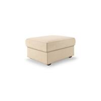 Apollo High Back Ottoman Fabric Sofa in Birch Beige Colour