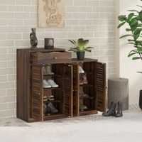 Danta Sheesham Wood  Shoerack  In Light Provincial Teak Finish