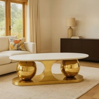 Golden Embrace Coffee Table
