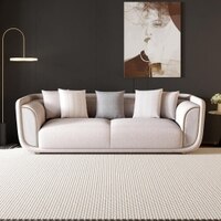 Astoria 2 Seater Fabric Sofa in Sea Salt Grey Colour