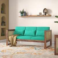 Korai 3 Seater Sofa (Lagoon Green Futon)