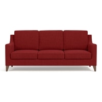 Abbey Sofa Set (Colour : Salsa Red, Cushion : Hard, Seater : 3+1+1)