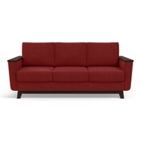 Corby Premium 3 Seater Fabric Sofa in Salsa Red Colour