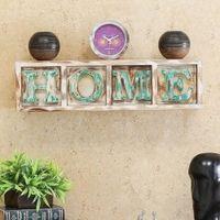 WOODENMOOD Rectangular Wall Rack