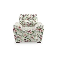 Adelaide Luxe 1 Seater Fabric Sofa in Clara Velvet Colour